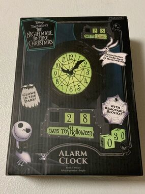 Alarm clock. Countdown to Halloween